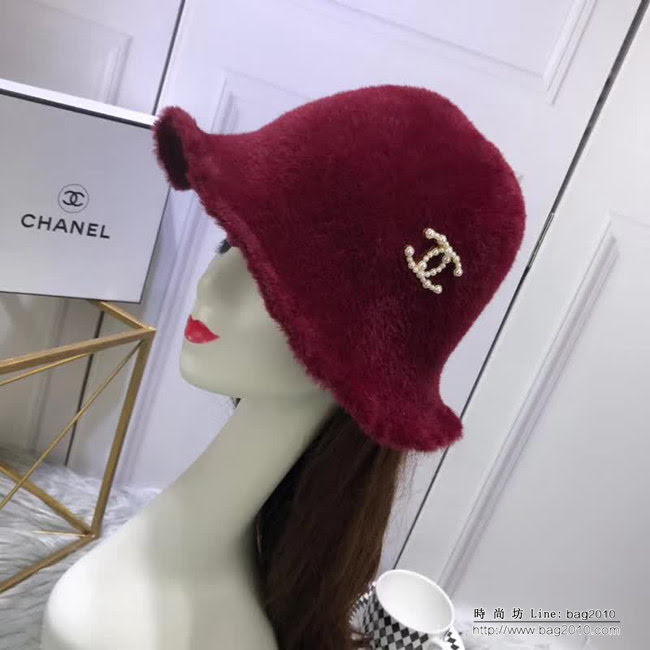 CHANEL香奈兒 專櫃新品 火爆經典款 秋冬小香風 時尚小盆帽 LLWJ7126